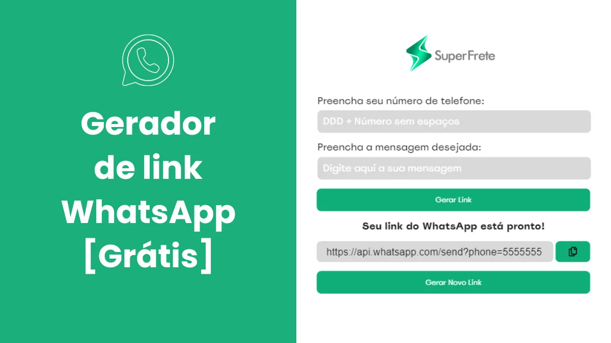 Gerador de link WhatsApp GRÁTIS