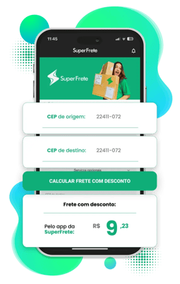 aplicativo superfrete calculadora de frete