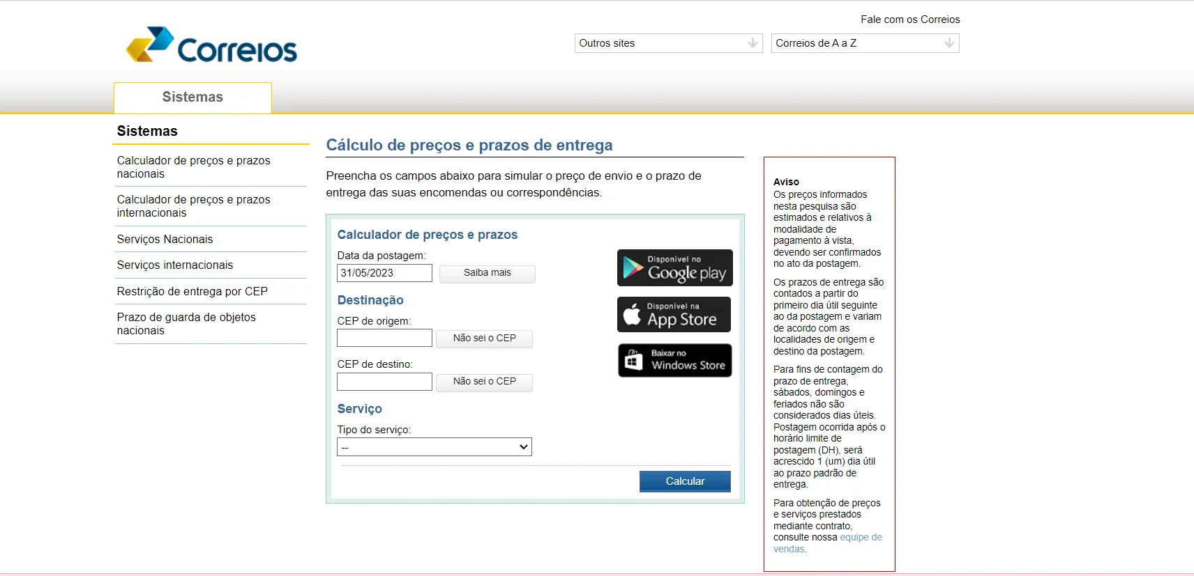 Calculadora De Frete: Saiba Como Simular Frete Correios