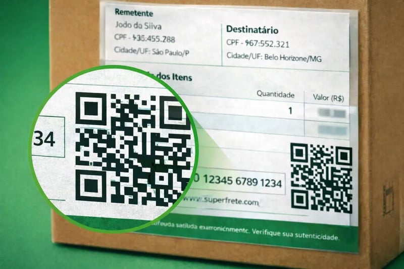 QR code da DC-e