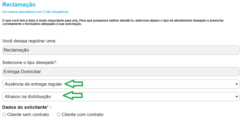 encomenda atrasada Correios