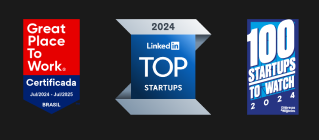 Great Place To Work Certificada, LinkedIn Top Startups 2024 e 100 Startups To Watch 2024
