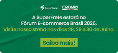 SuperFrete no Fórum E-commerce Brasil 2026 SuperFrete no Fórum E-commerce Brasil 2026