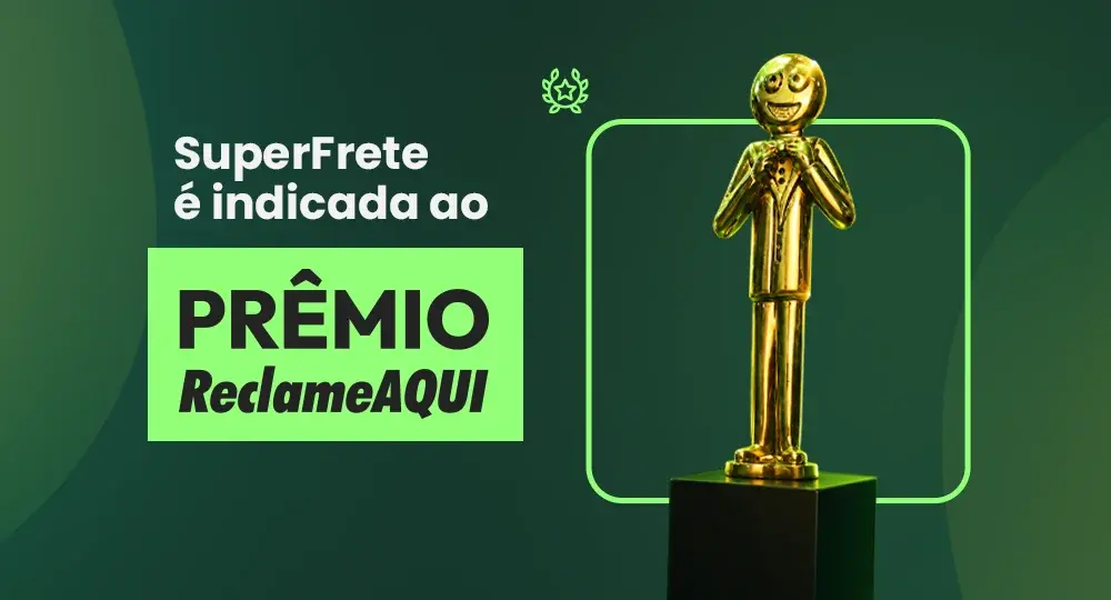 SuperFrete é indicada ao Prêmio Reclame Aqui 2026: saiba como votar